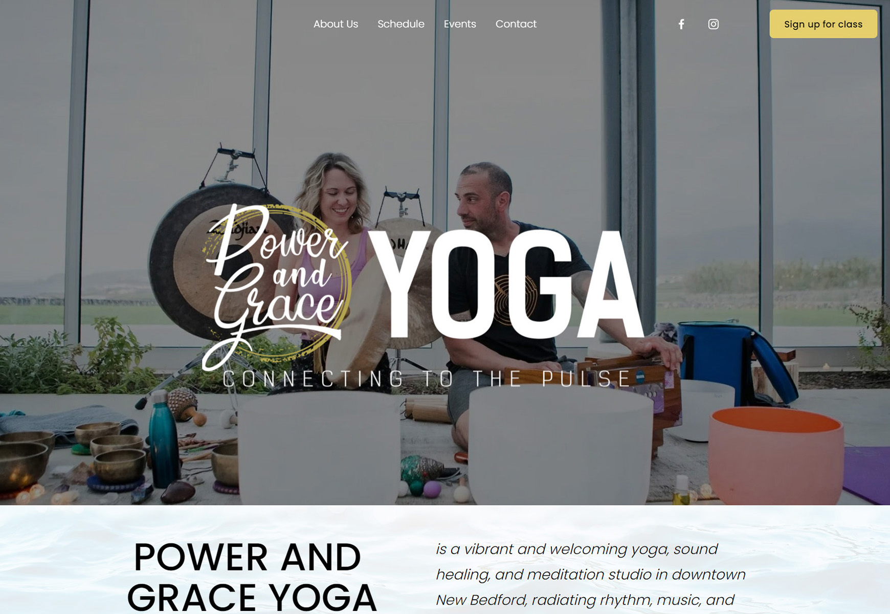 Website // Power and Grace Yoga